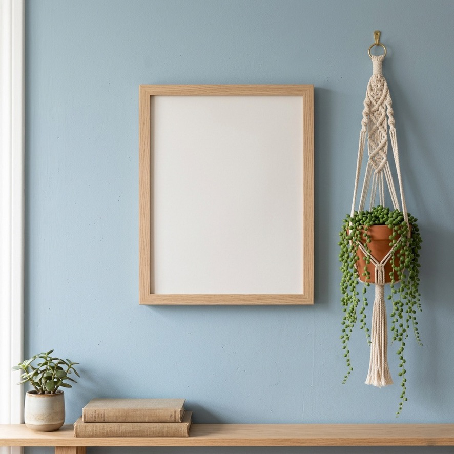 Free Boho Serene Natural Soft Muted Mockup - High Resolution | Synclisto
