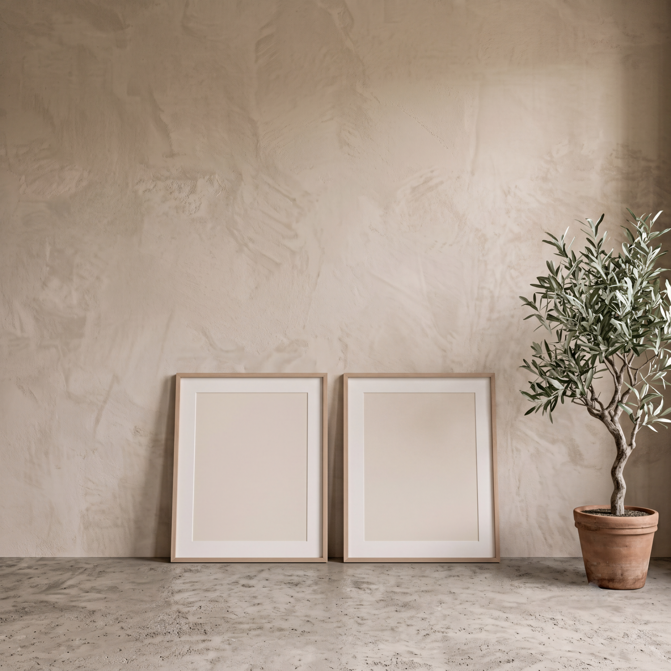 Free Organic Warm Neutral Serene Textured Wabi-Sabi Mockup in Japandi - High Resolution | Synclisto