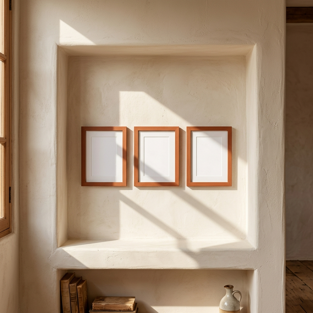 Free Warm Serene Sunlight Minimal Earthy Mockup - High Resolution | Synclisto