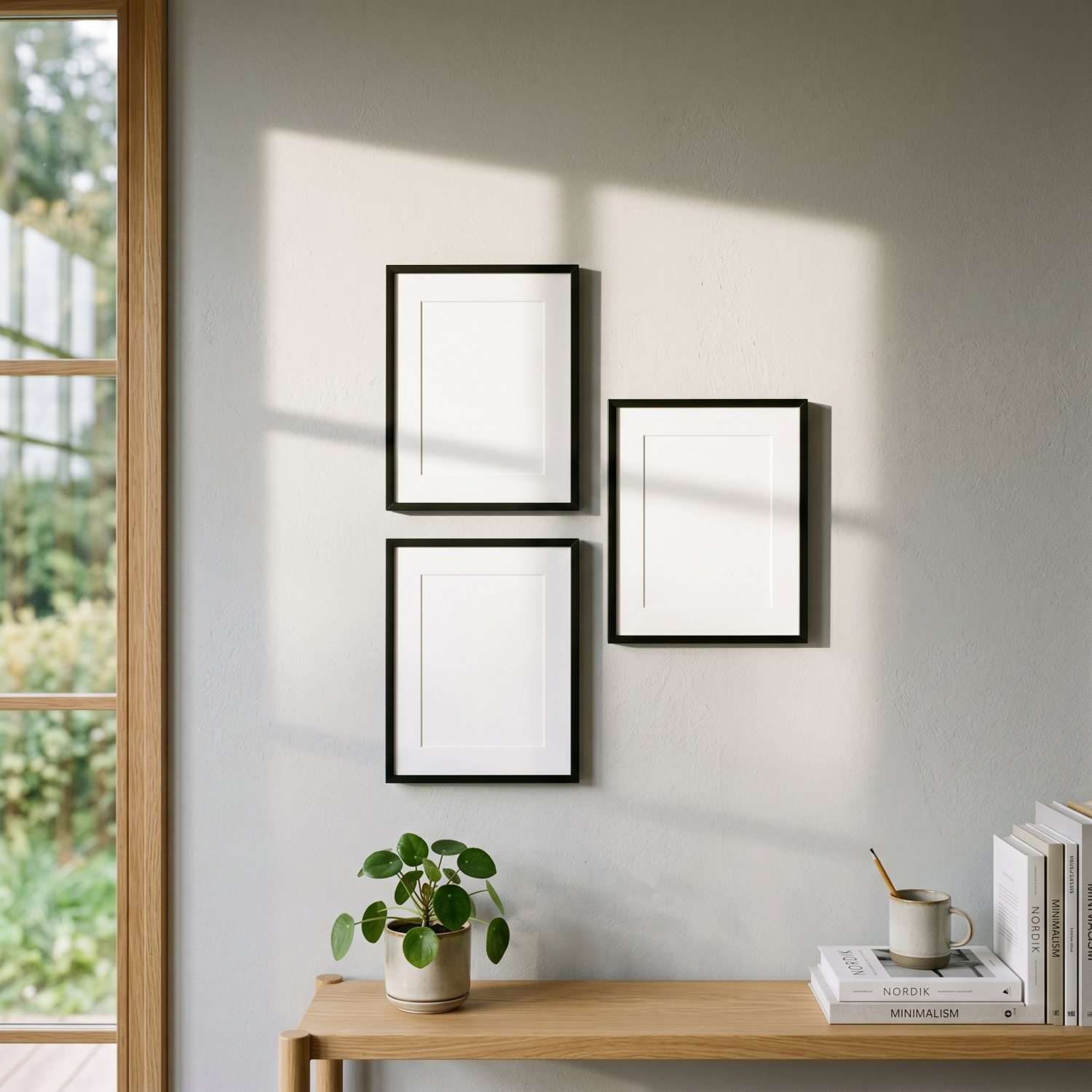 Free Serene Minimal Natural light Soft Neutral Mockup - High Resolution | Synclisto