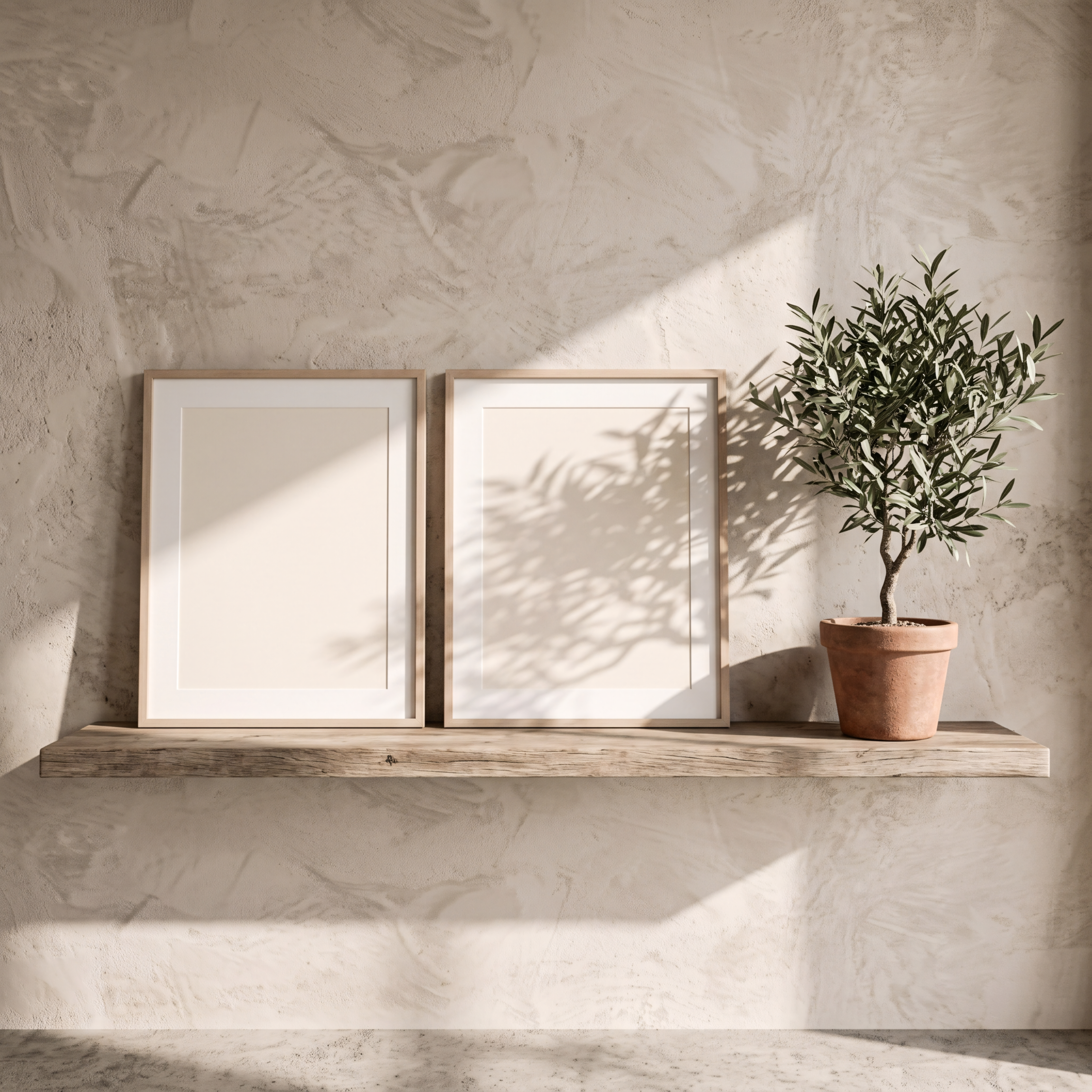 Free Earthy Serene Warm Dappled Minimalist Wabi-Sabi Mockup in Japandi - High Resolution | Synclisto