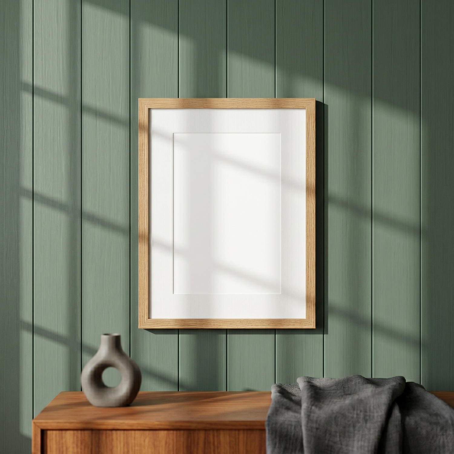Free Sage Serene Moody Shadow Earthy Mockup - High Resolution | Synclisto