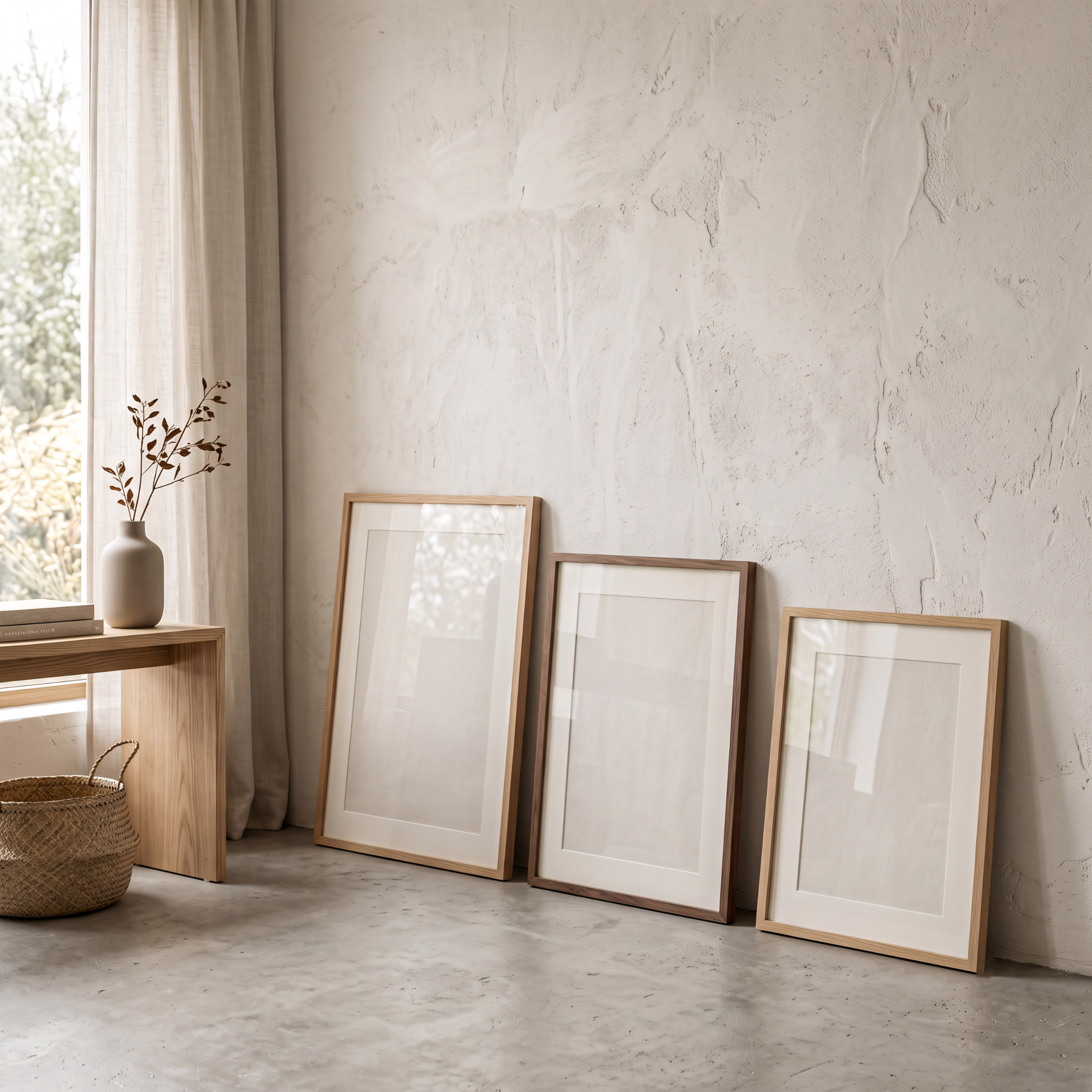 Free Minimalist Organic Warm Neutral Soft Wabi-Sabi Mockup in Japandi - High Resolution | Synclisto